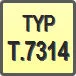 Piktogram - Typ: T.7314